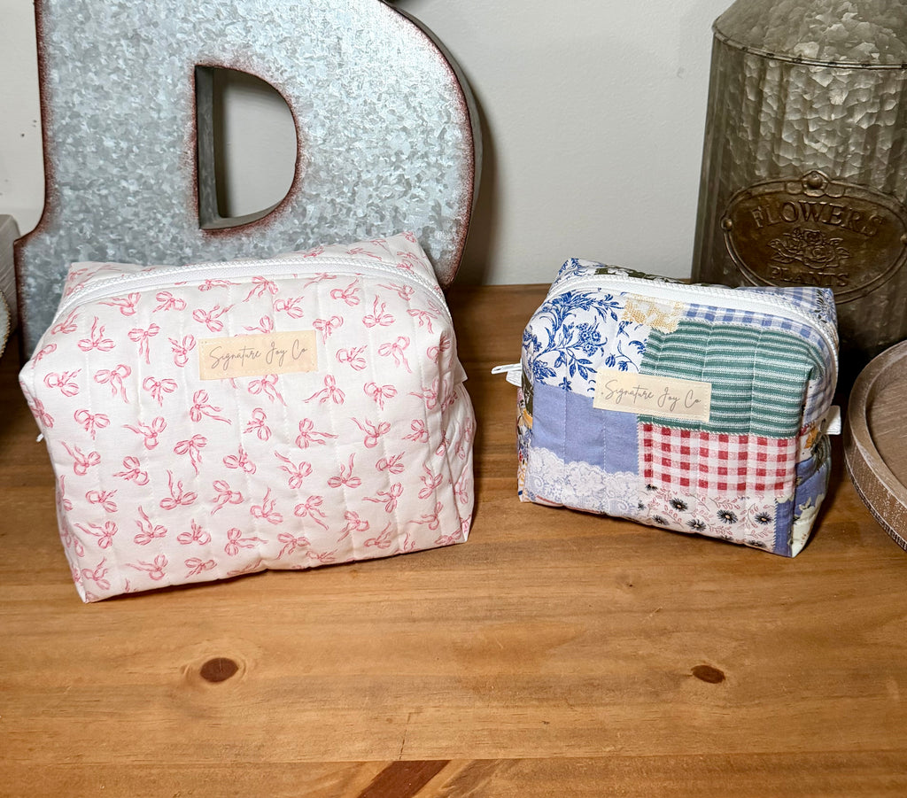 Sage Garden Mini Makeup Bag