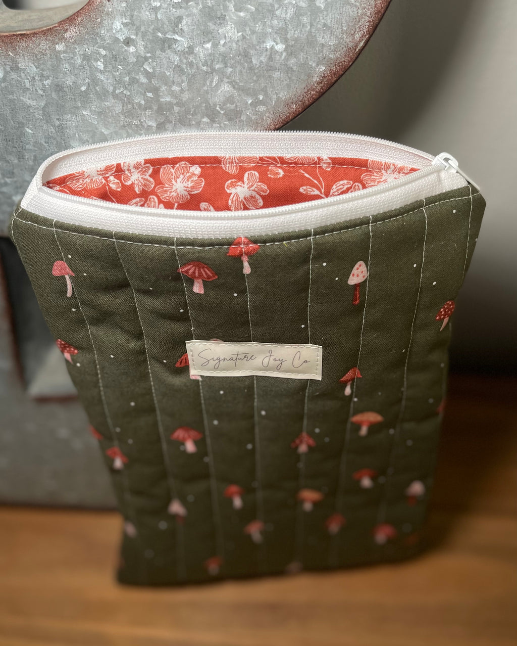 Mushroom Meadow Book Sleeve