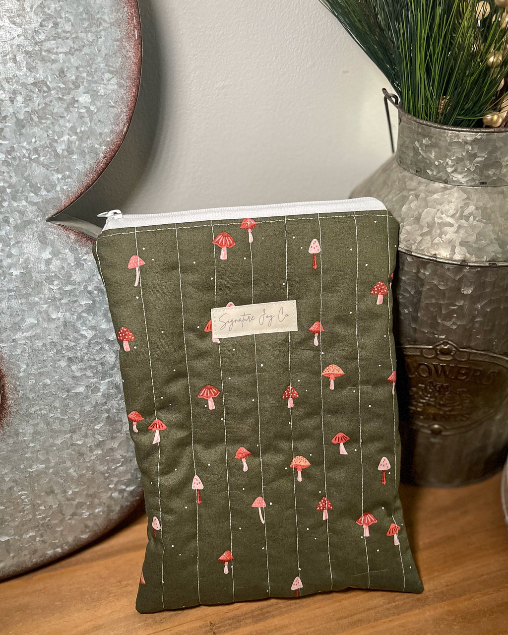 Mushroom Meadow Book Sleeve