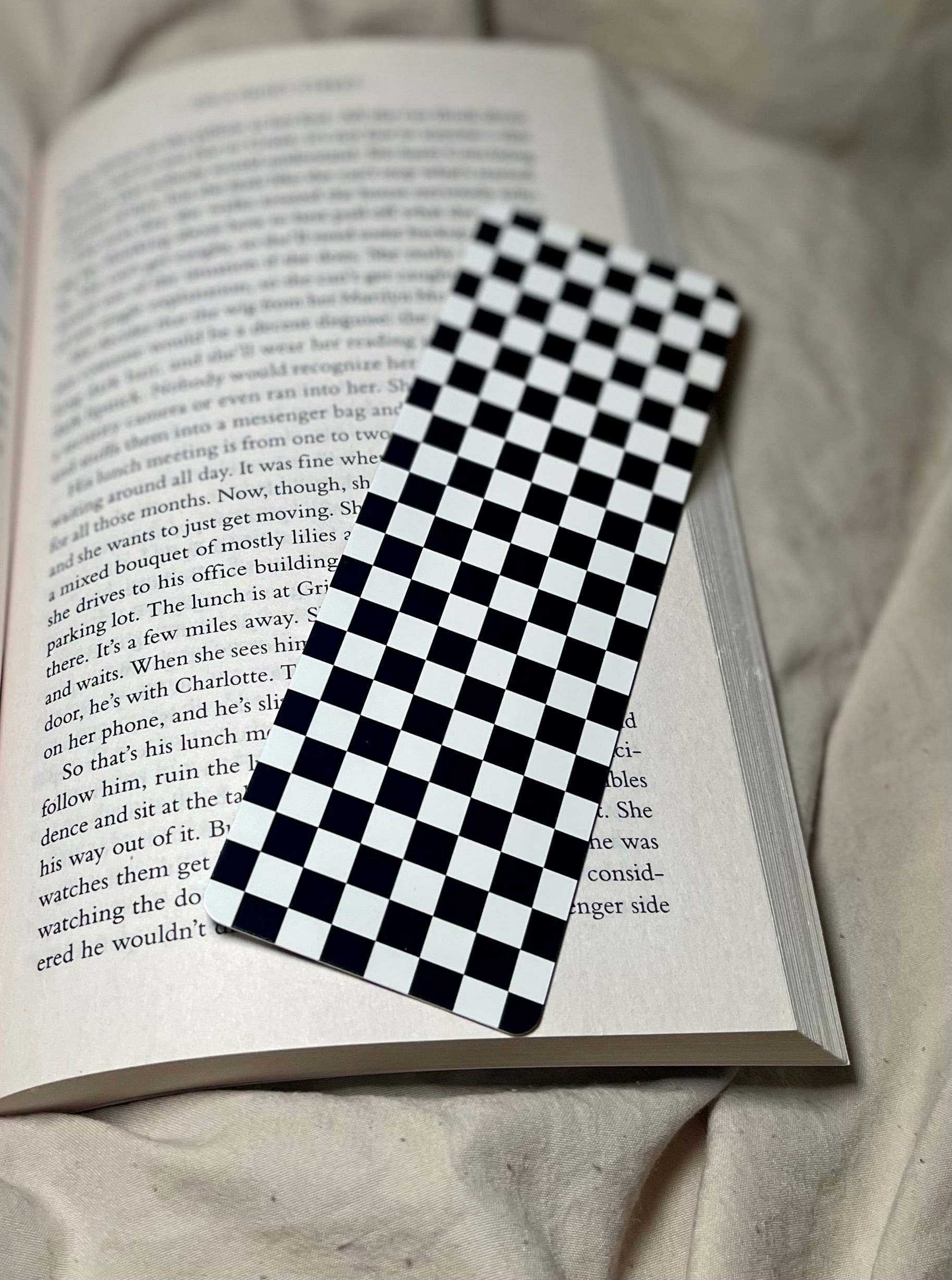 Black & White - SJC Laminated Bookmark