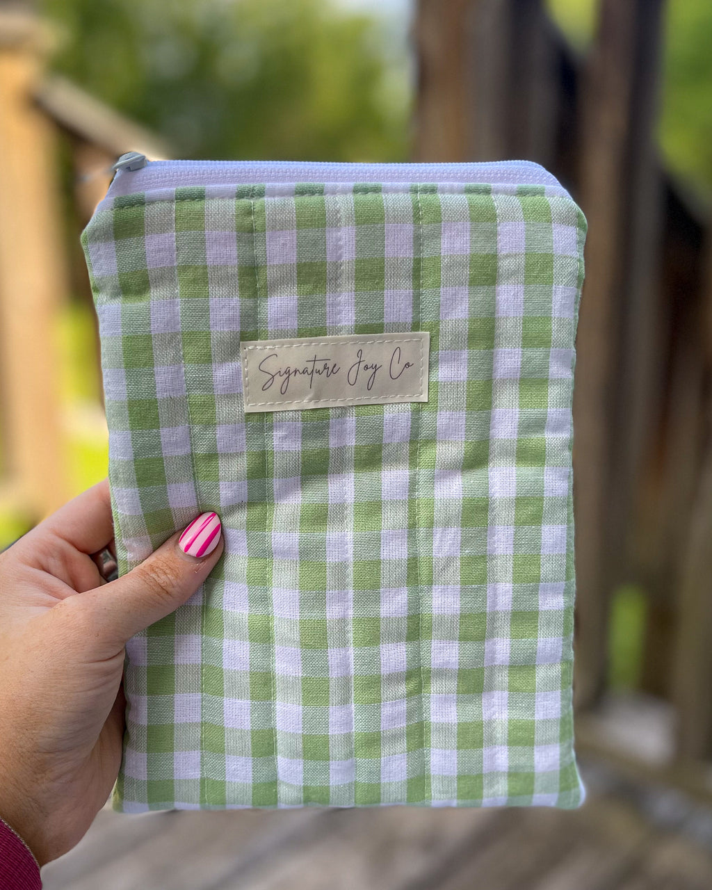 Strawberry Matcha Kindle Sleeve with Zipper