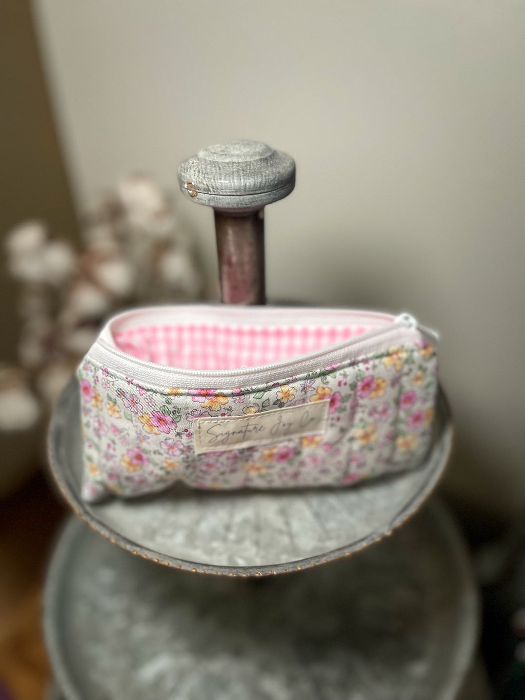 Bloom & Blush Pencil & Glasses Case