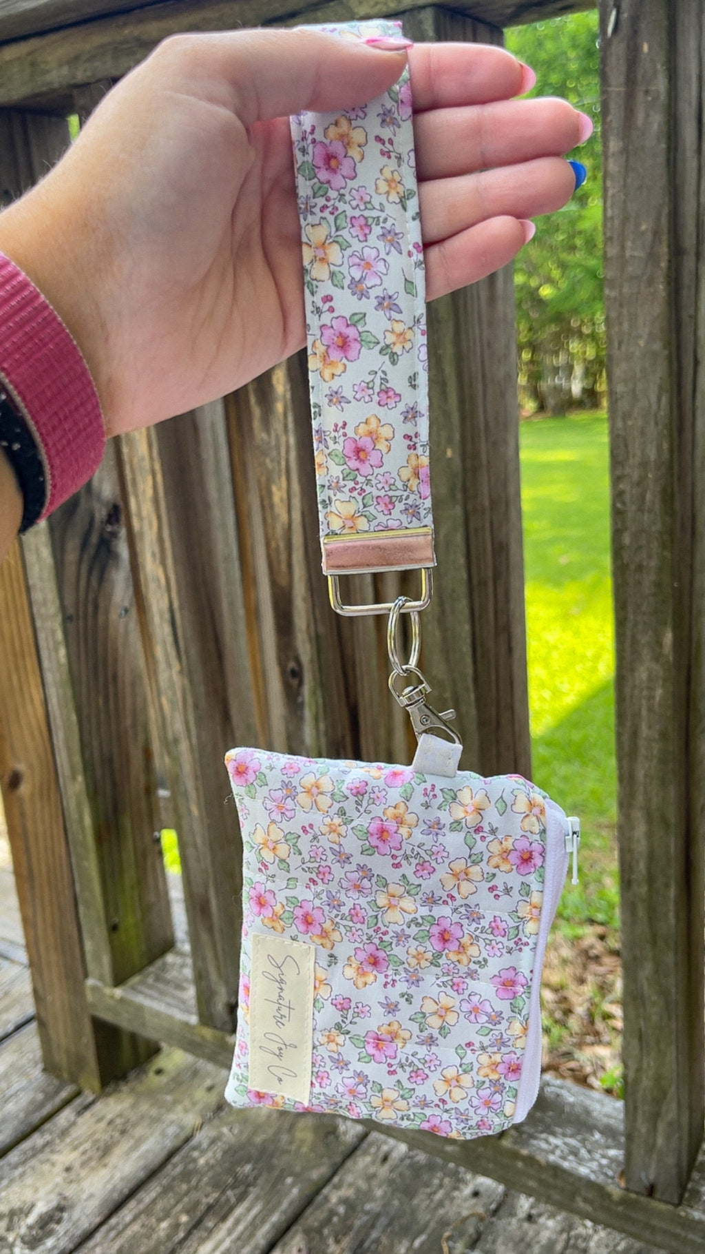 Bloom & Blush Wristlet Wallet Duo