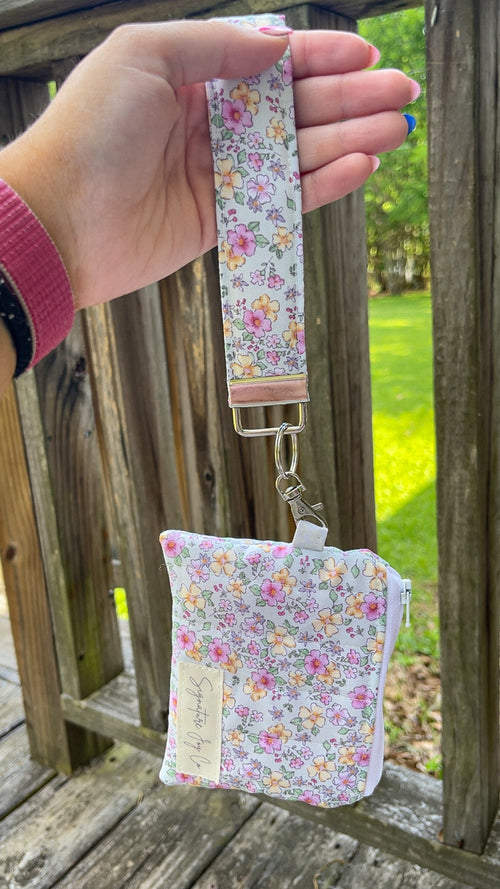 Bloom & Blush Wristlet Wallet Duo