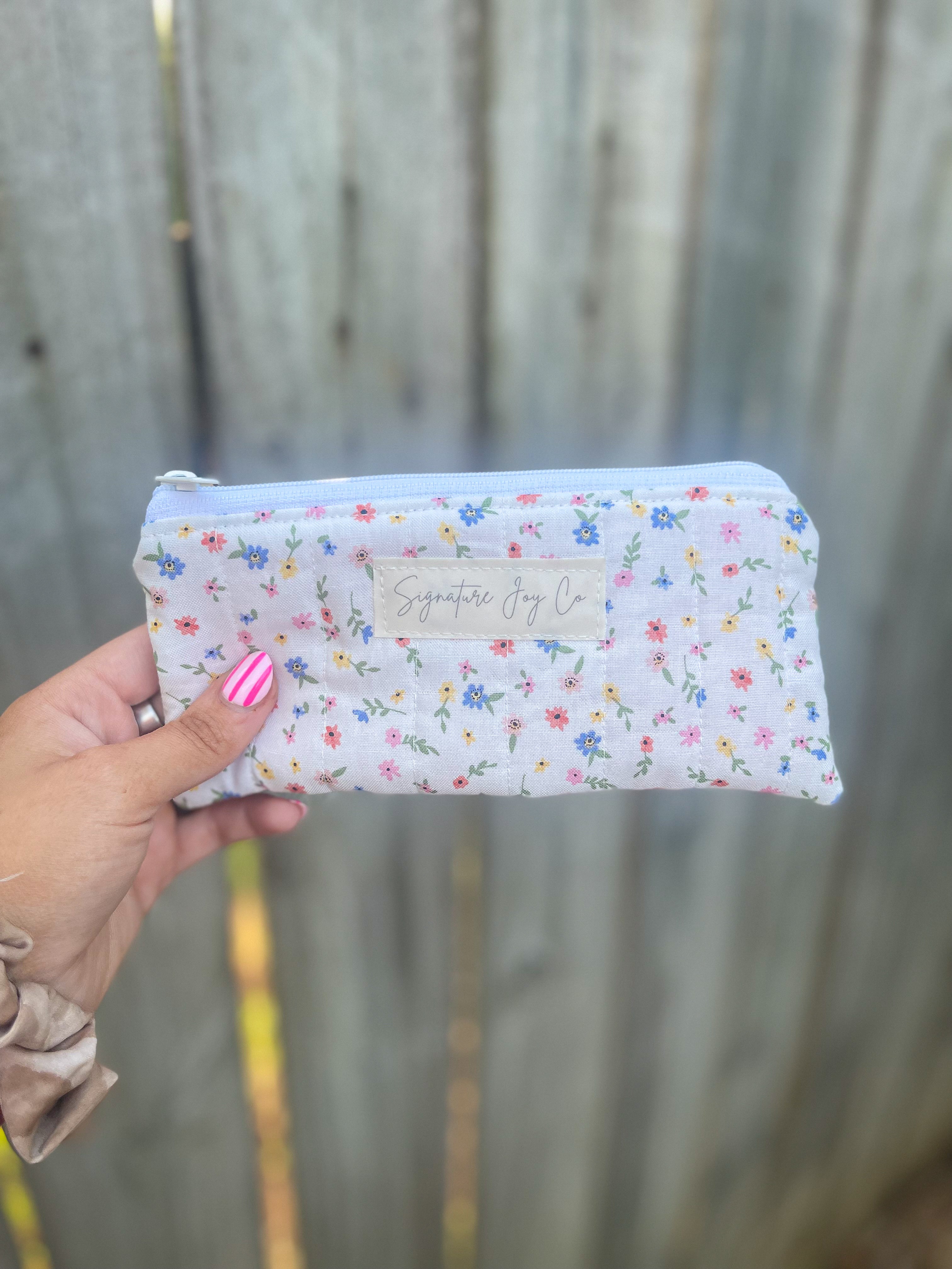 Pastel Garden Bloom Pencil & Glasses Case