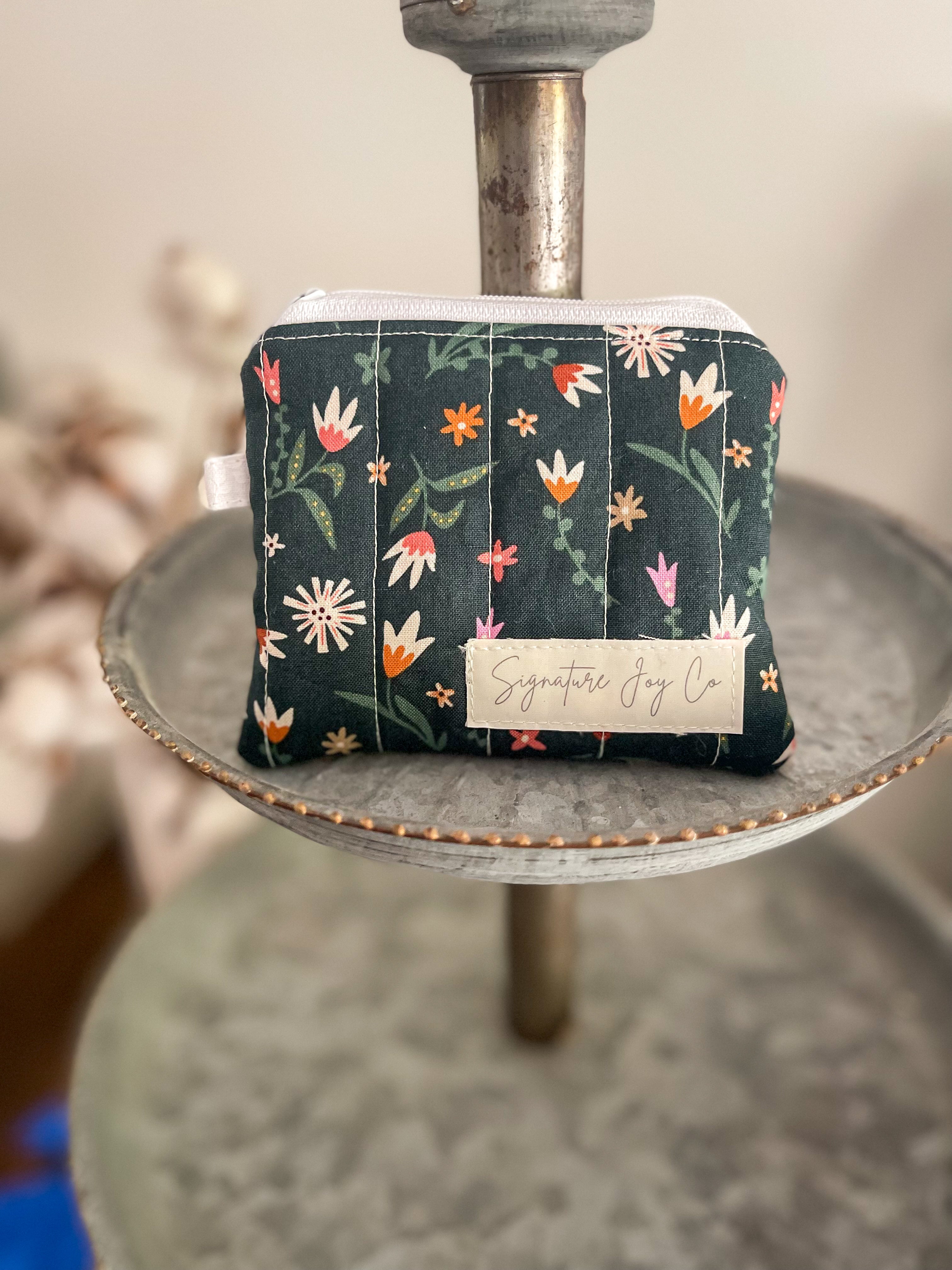 Evergreen Meadow Keychain Wallet