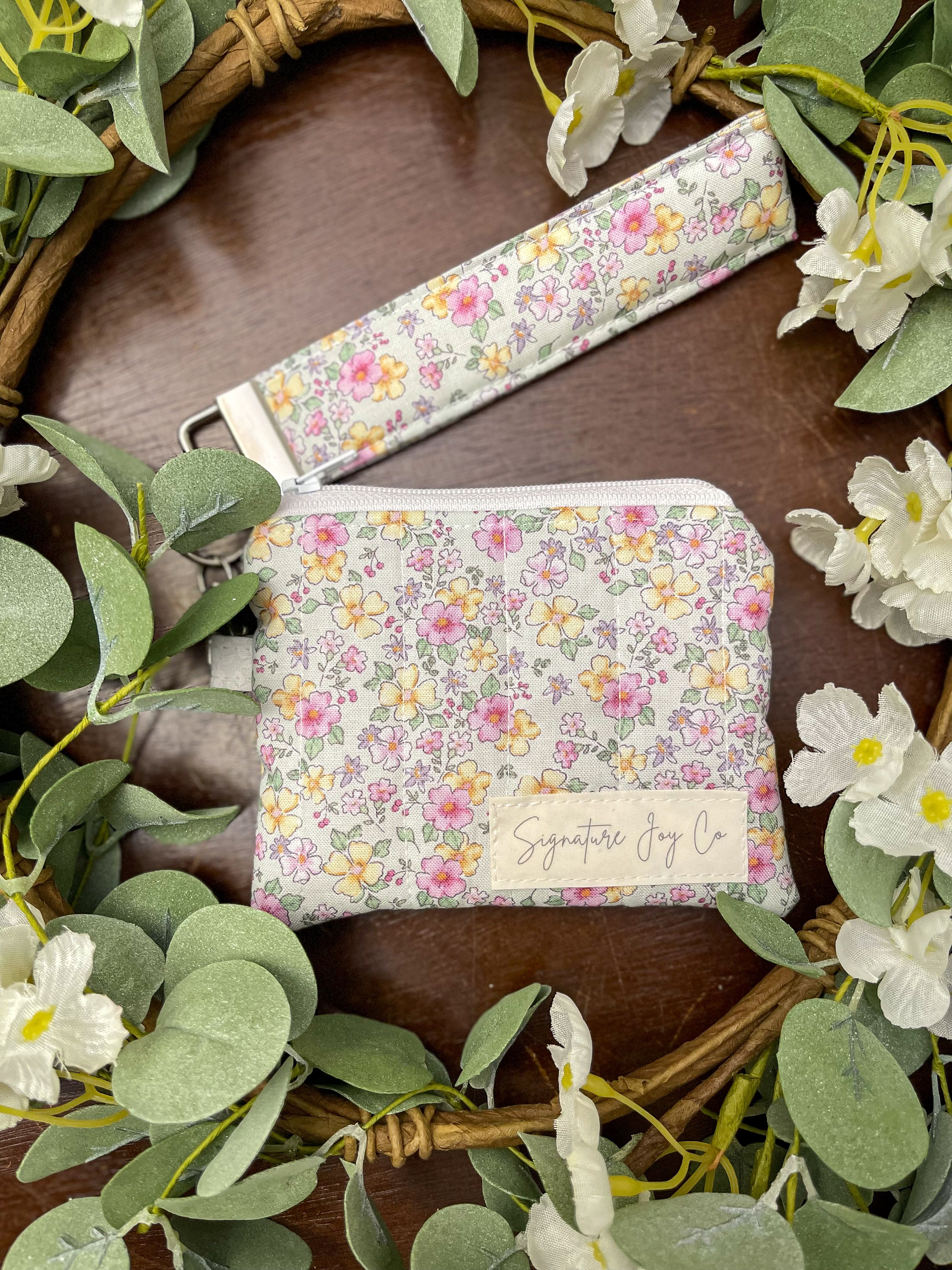 Bloom & Blush Wristlet Wallet Duo