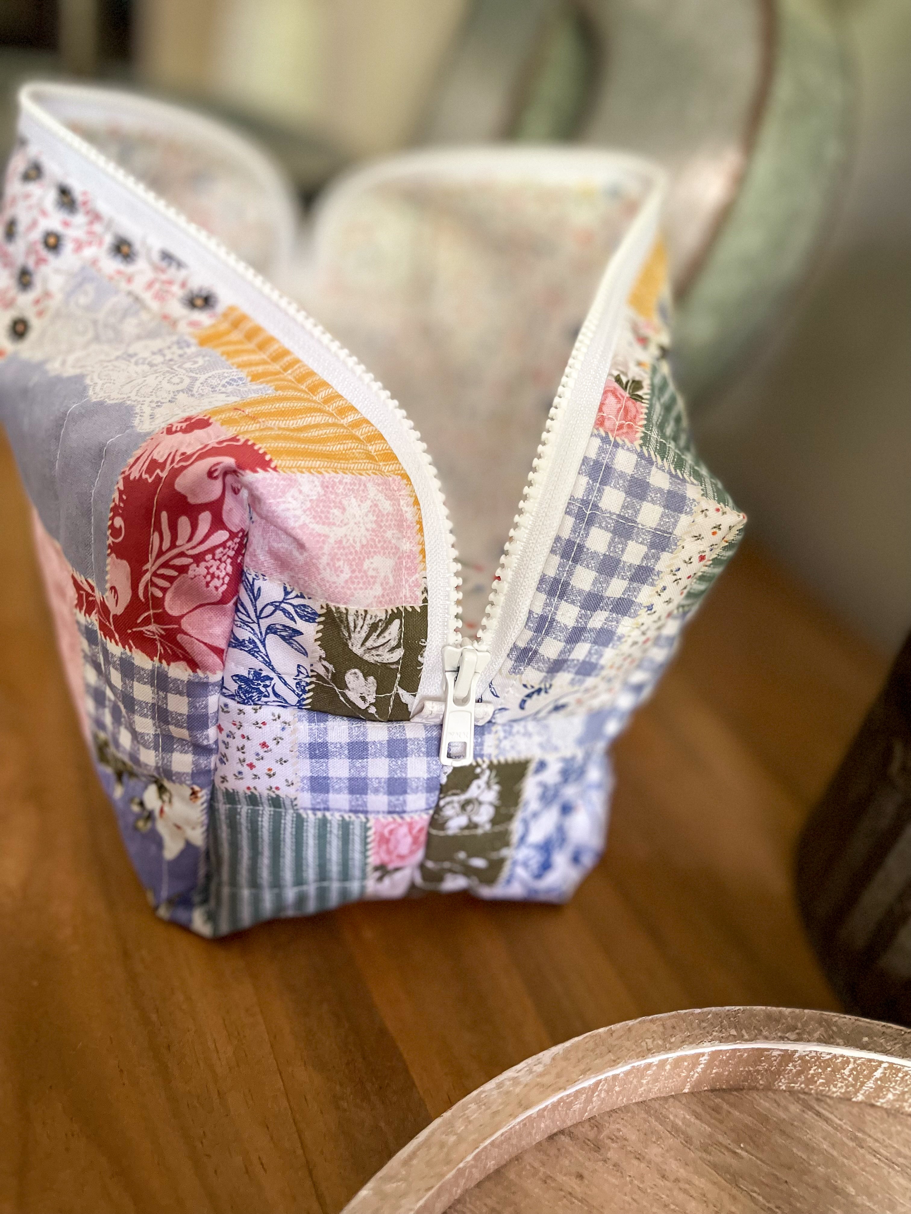 Sage Garden Quilted Hair Tools Bag