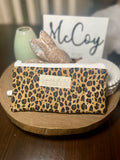 Classic Leopard Pencil + Glasses Case