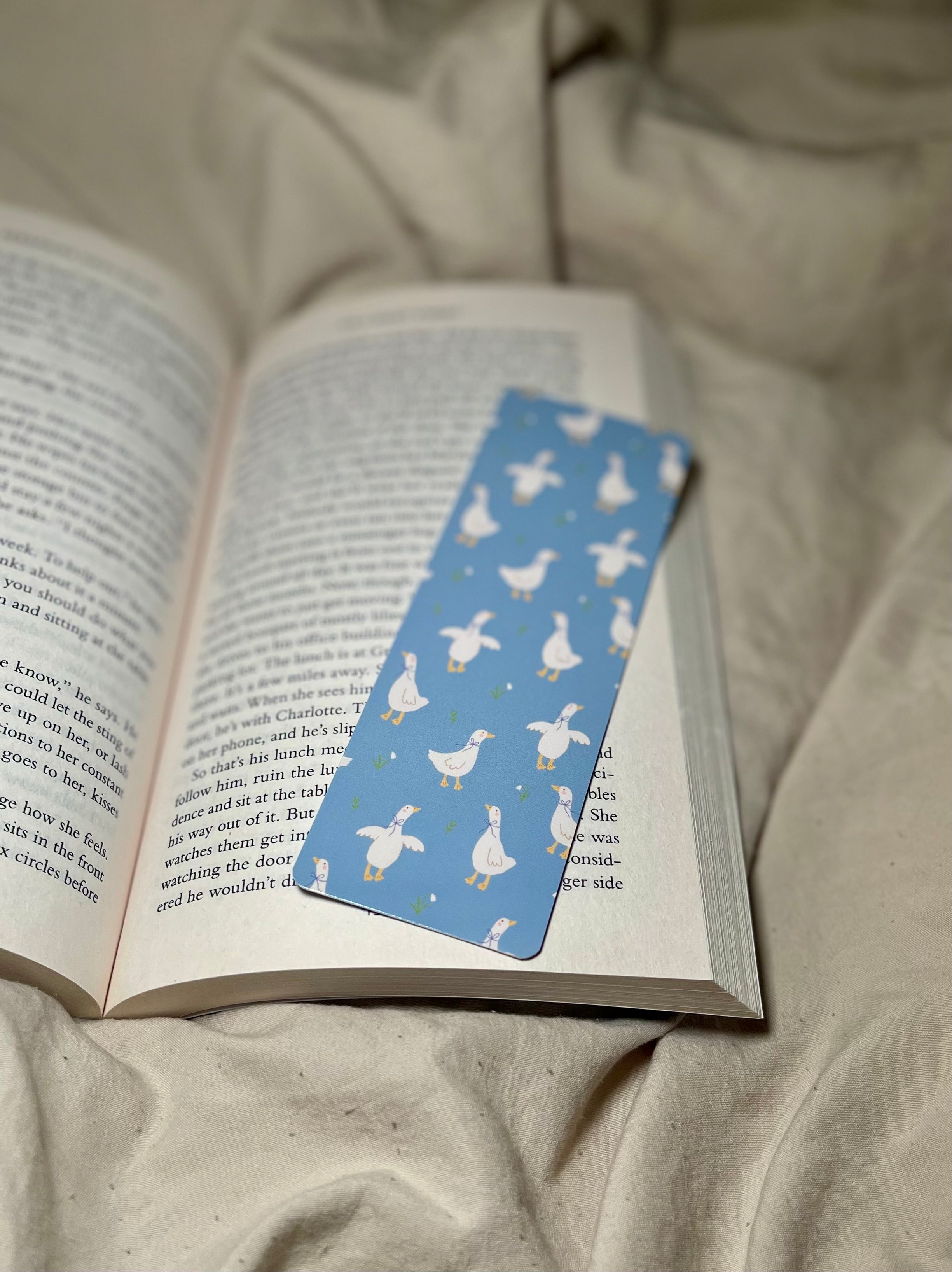 Blue Geese - SJC Laminated Bookmark