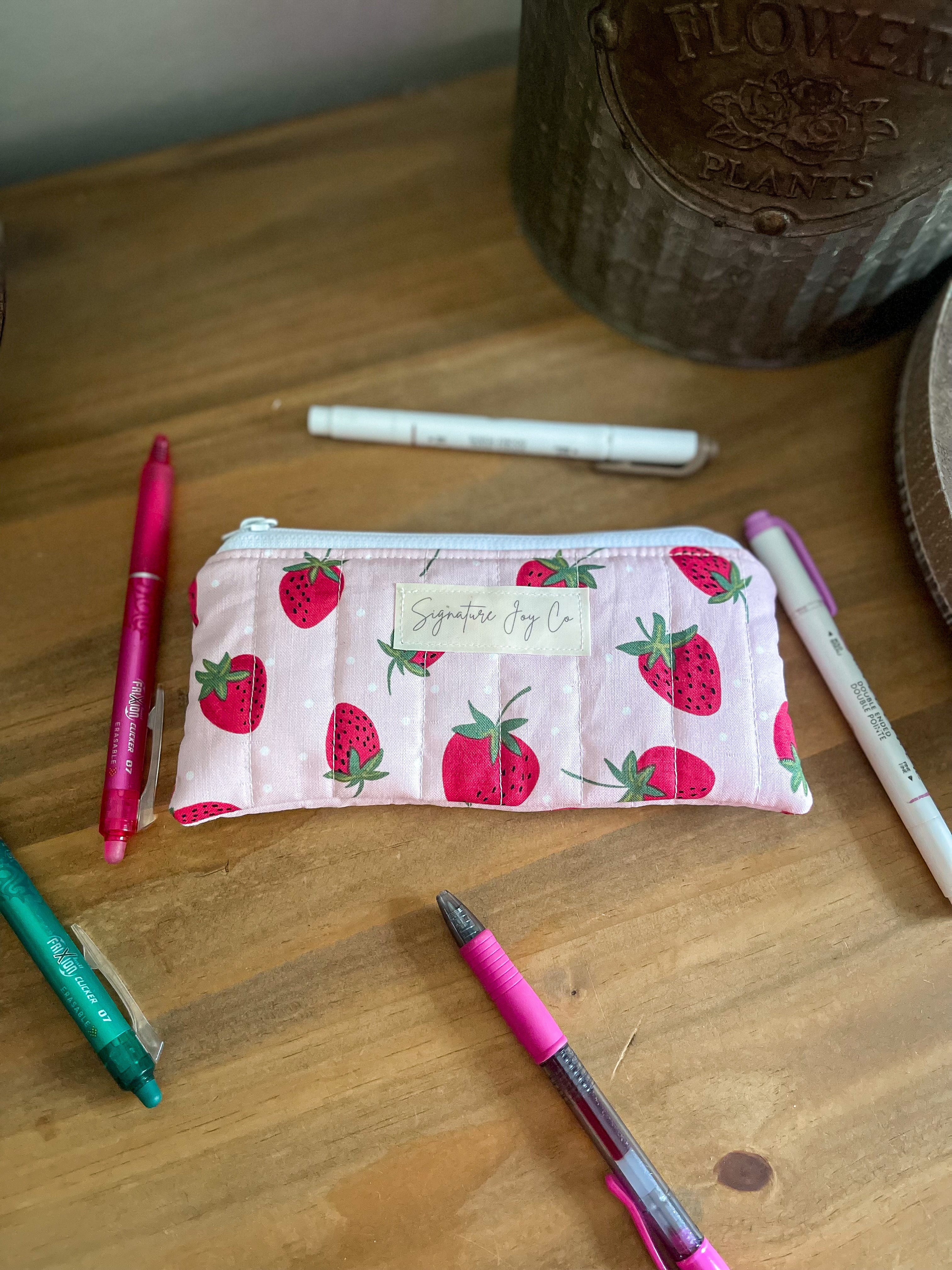 Berry Sweet Pencil & Glasses Case