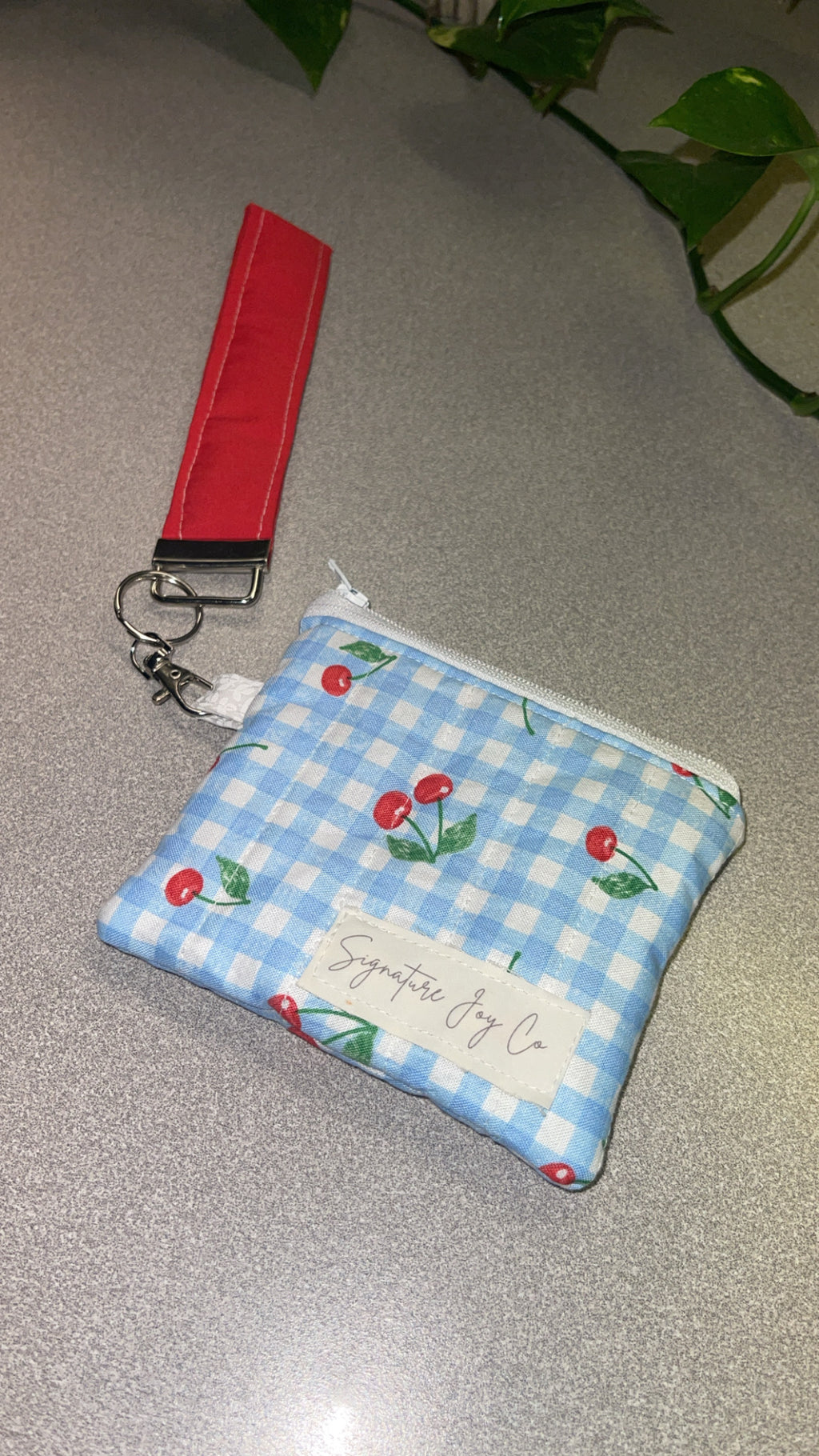 Fabric Wristlet Keychain | Handmade Key Fob