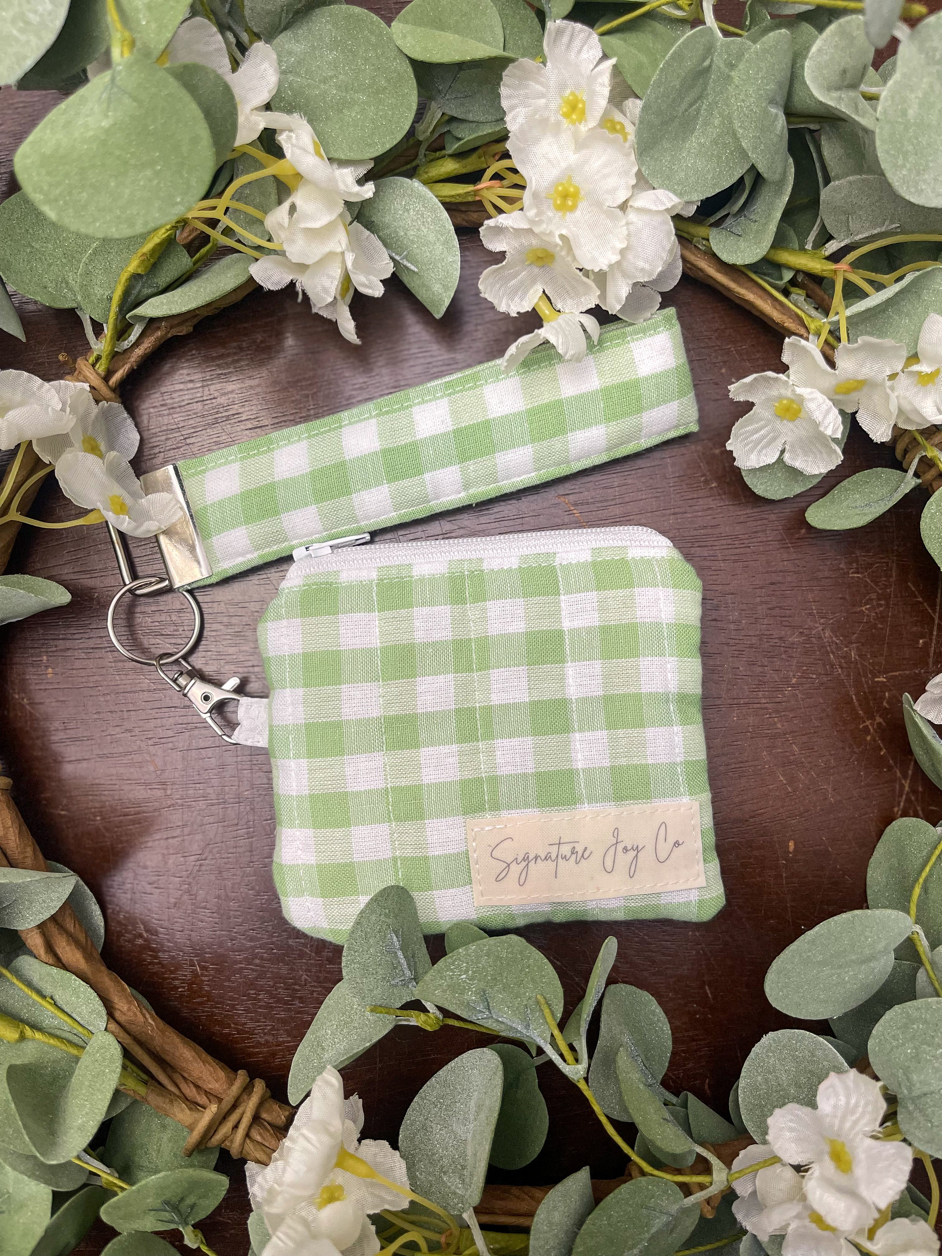 Strawberry Matcha Wristlet Wallet Duo