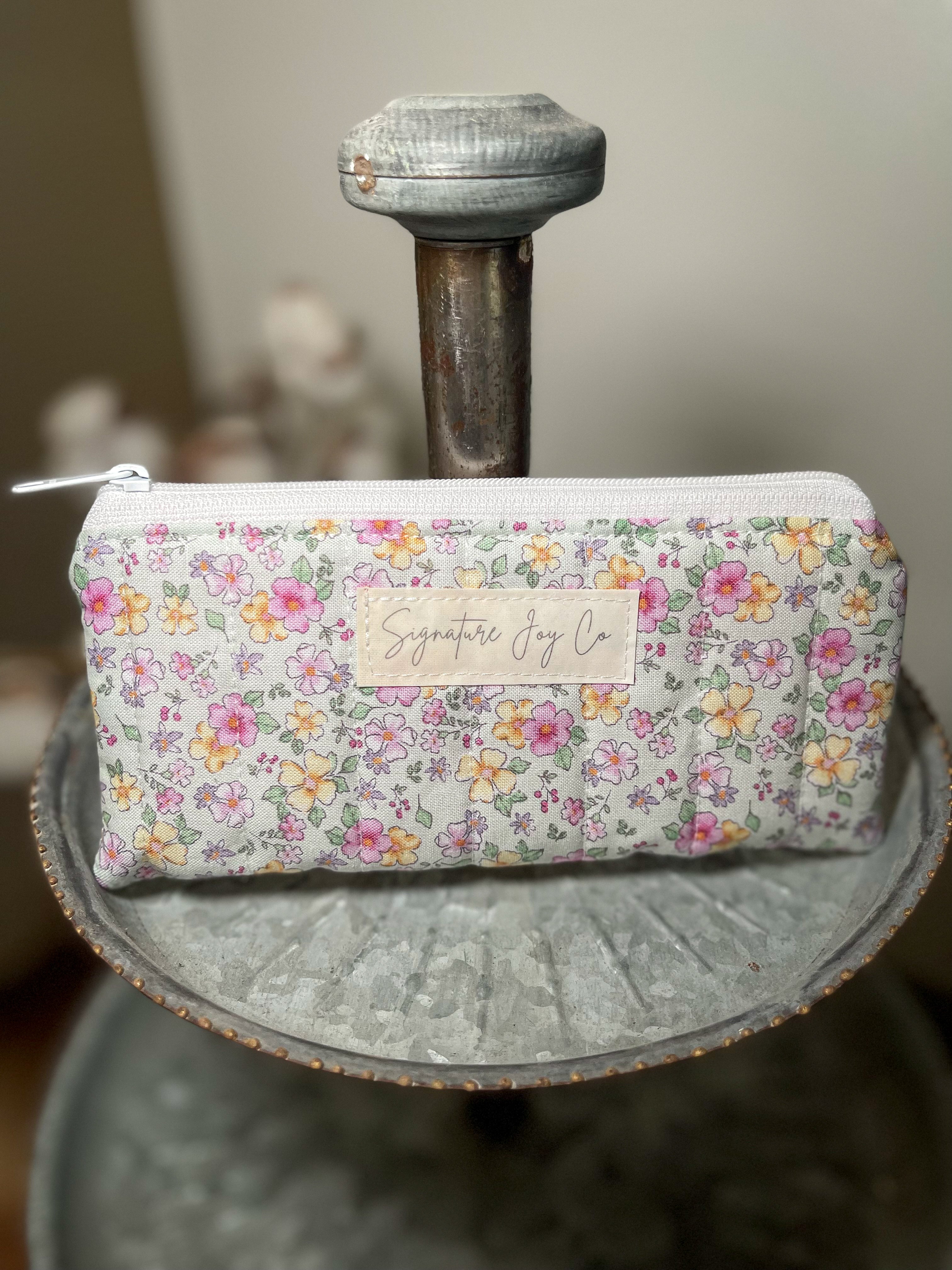 Bloom & Blush Pencil & Glasses Case