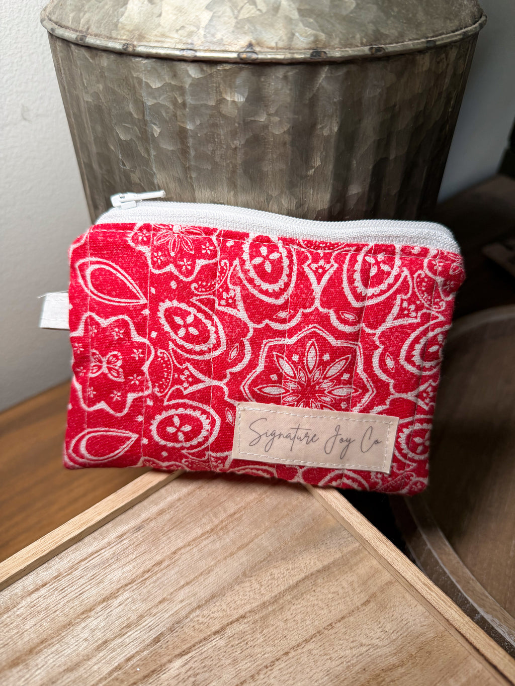 Prairie Red Keychain Wallet – XL