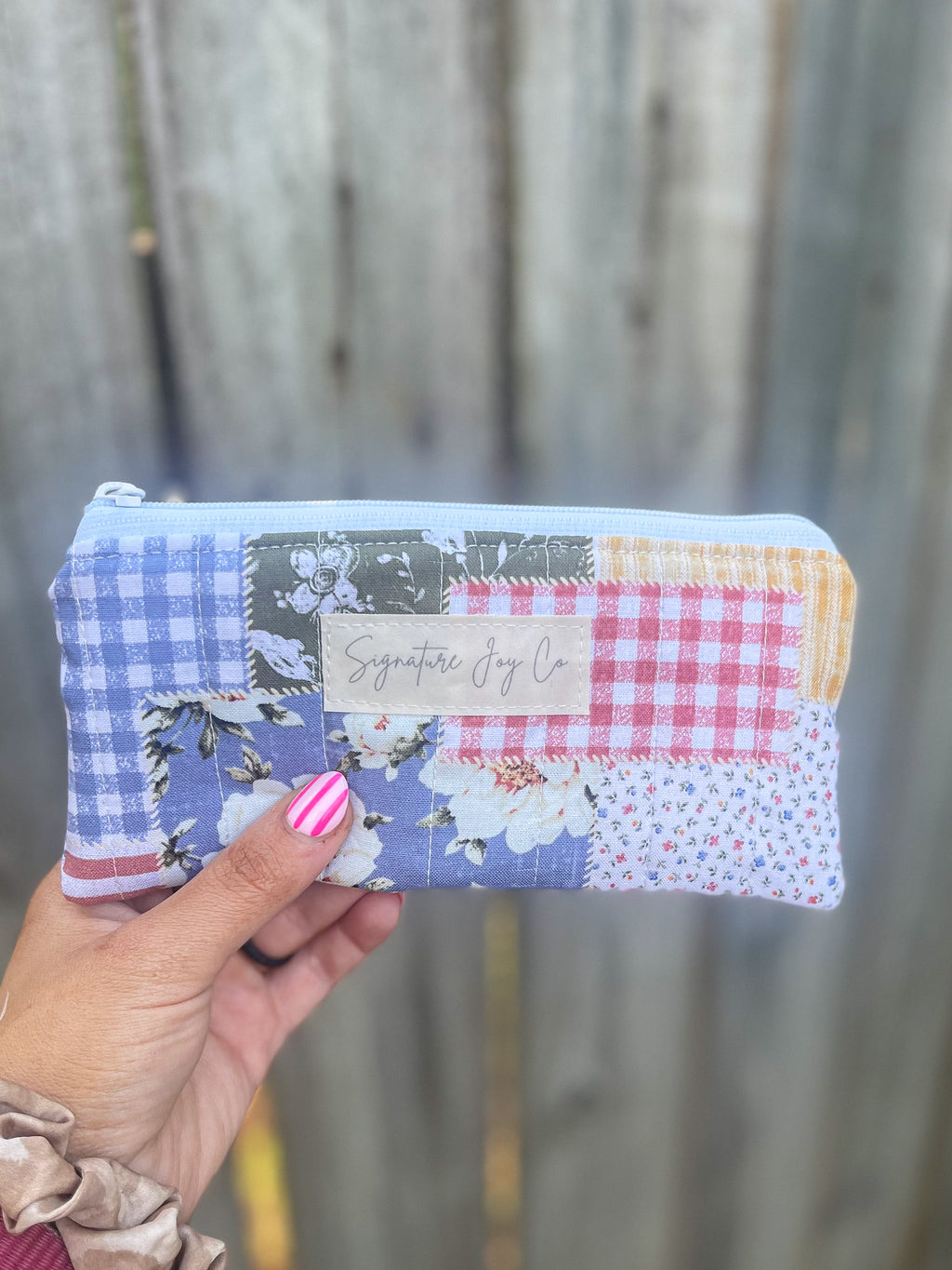 Sage Garden Pencil & Glasses Case