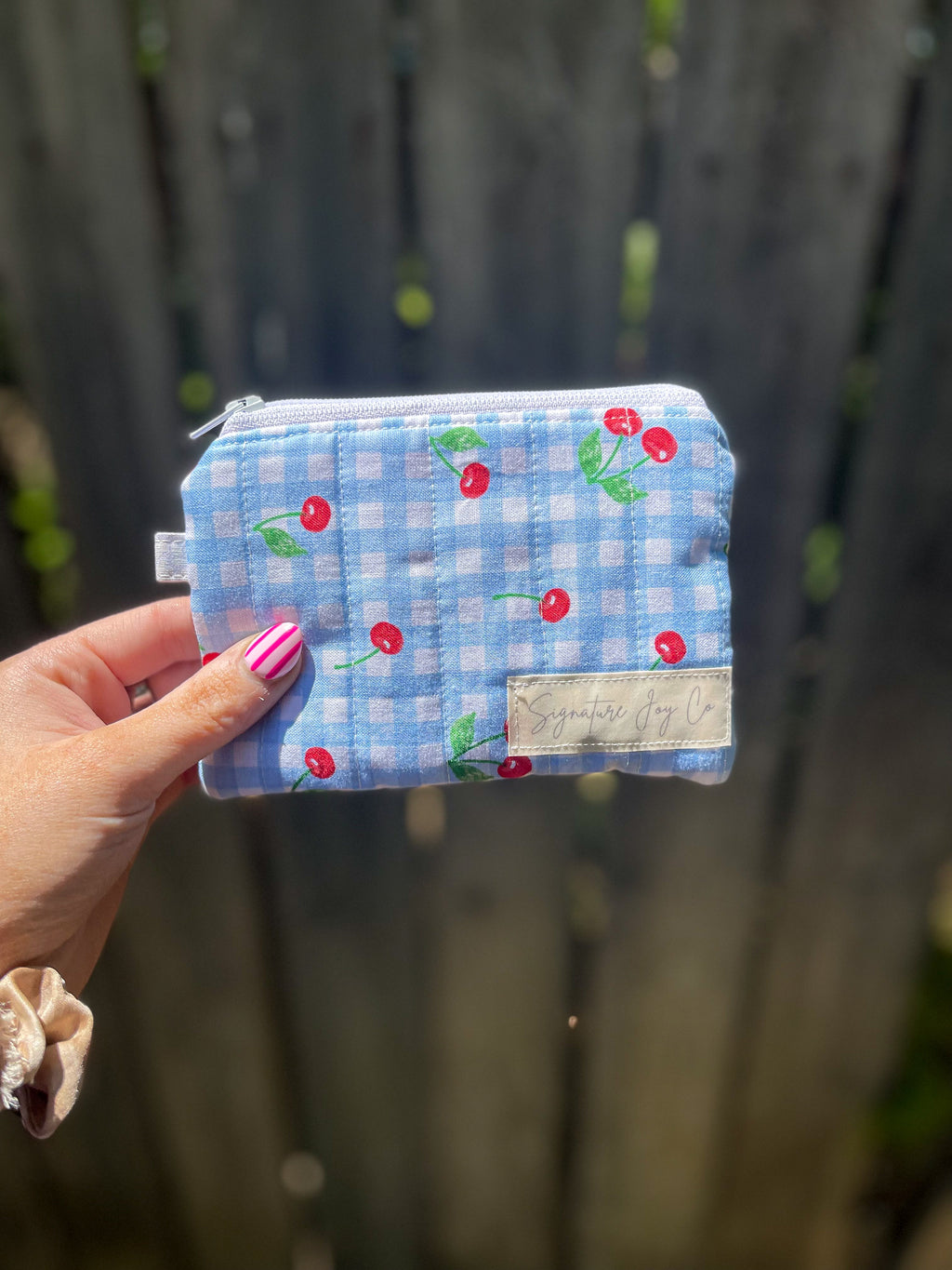 Cherry Picnic Keychain Wallet - XL