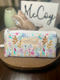 Lavender Bloom Pencil + Glasses Case