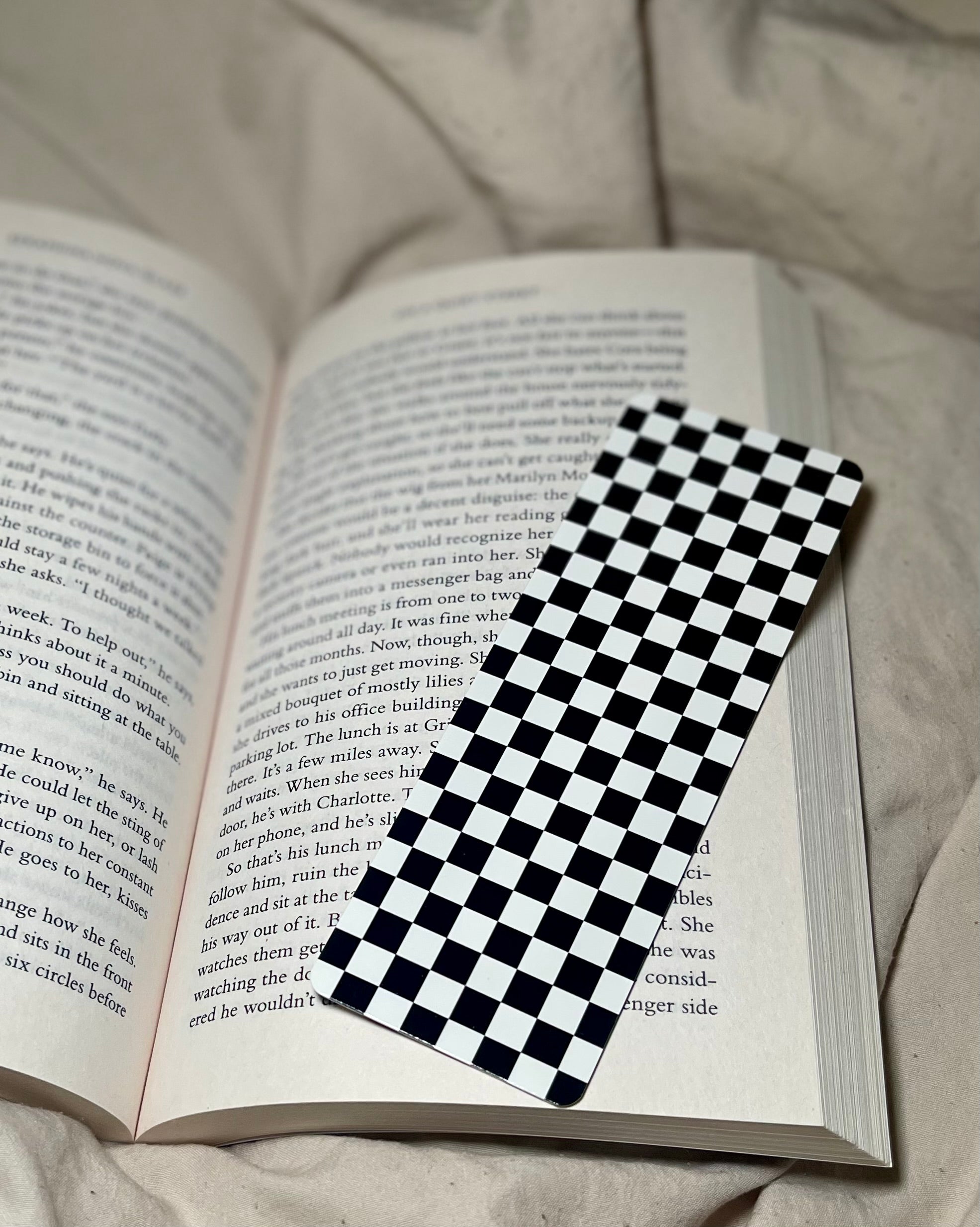 Black & White - SJC Laminated Bookmark