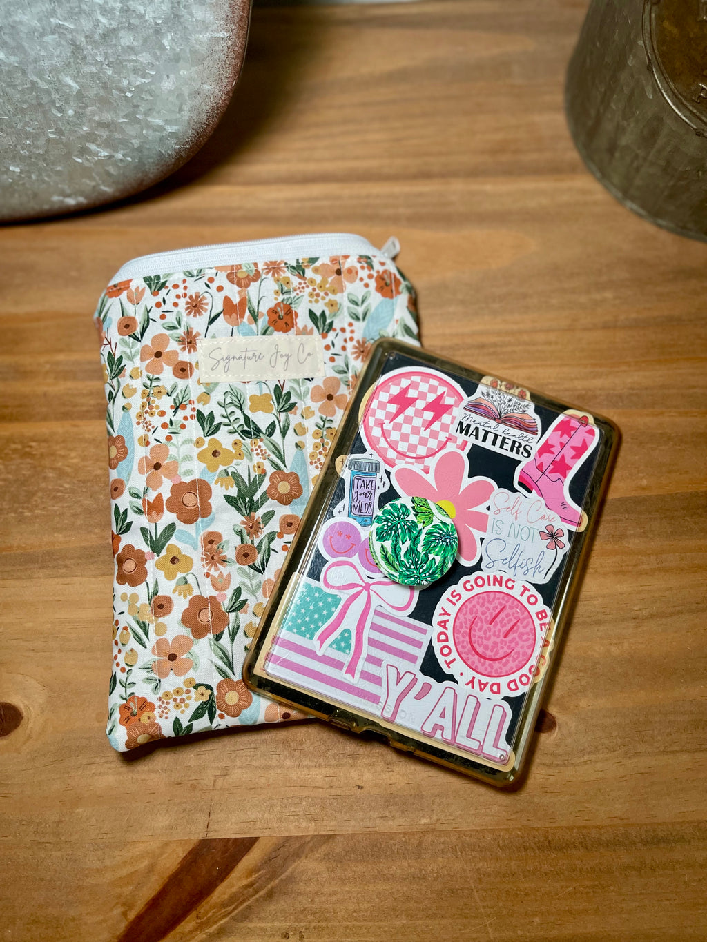 Golden Meadow Kindle Sleeve | Quilted Kindle Case | Padded E-Reader Sleeve