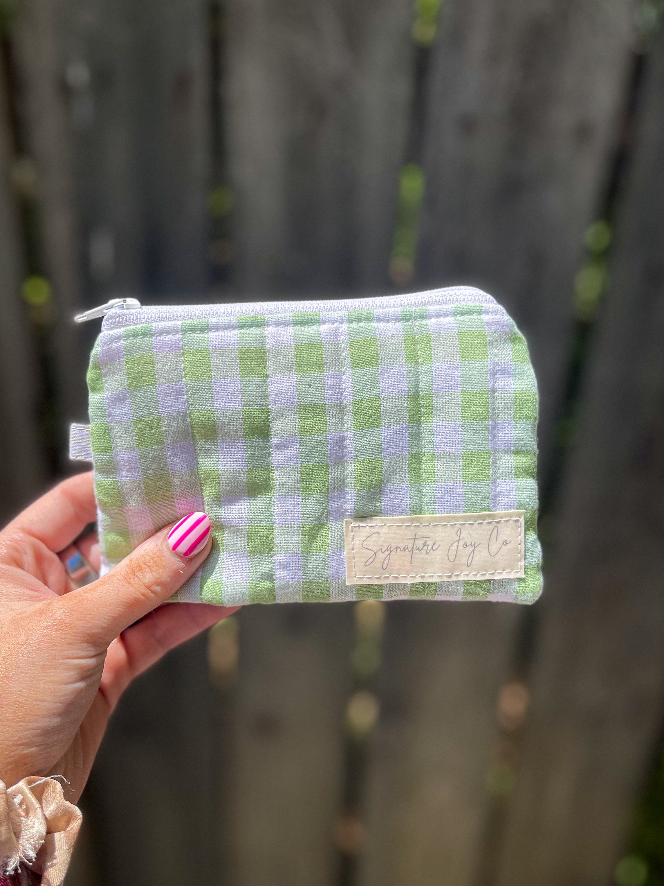Strawberry Matcha Keychain Wallet - XL