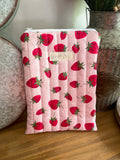 Berry Sweet Quilted Book Sleeve