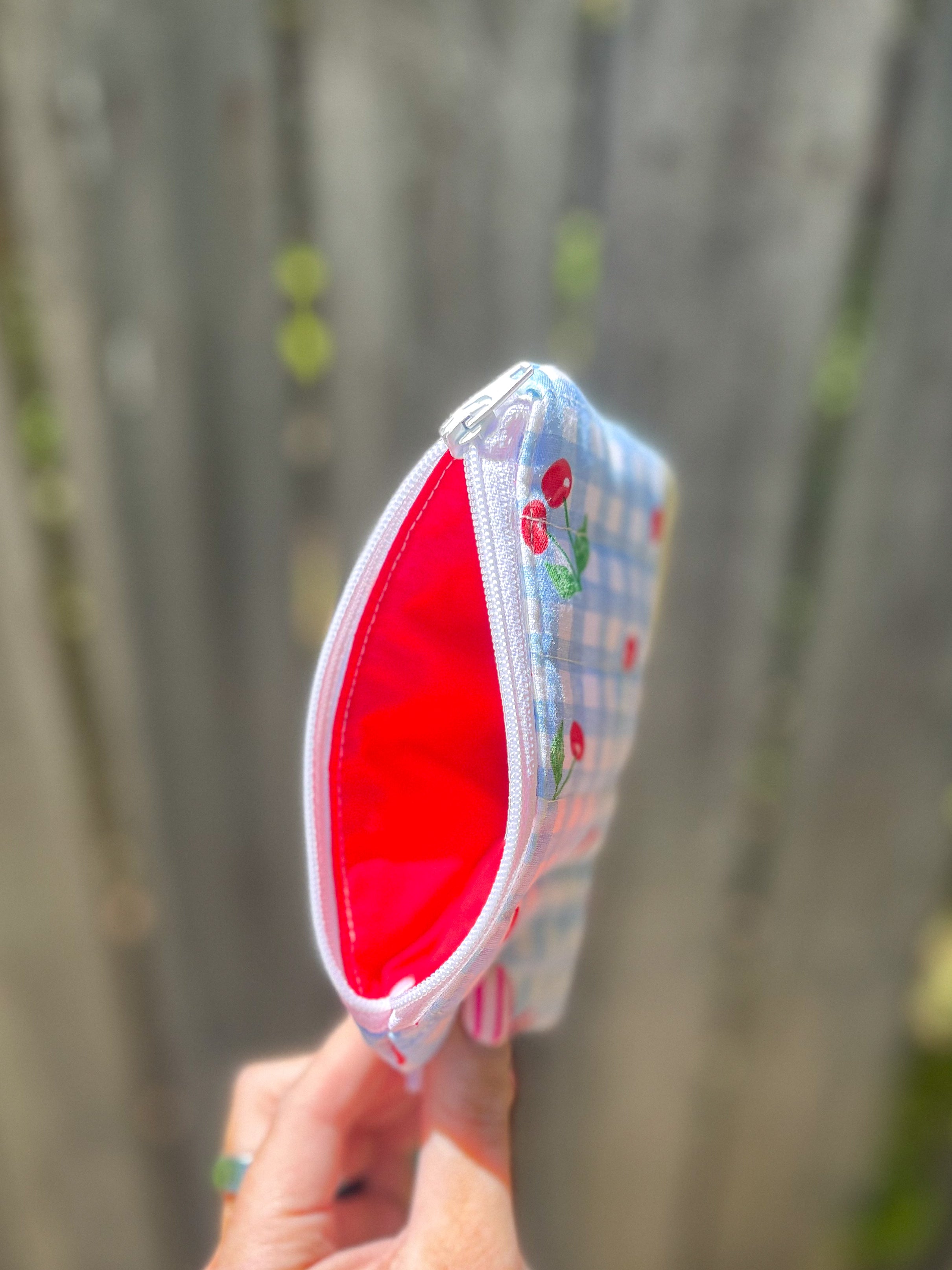 Cherry Picnic Keychain Wallet - XL