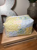Green Patchwork Signature Makeup Bag