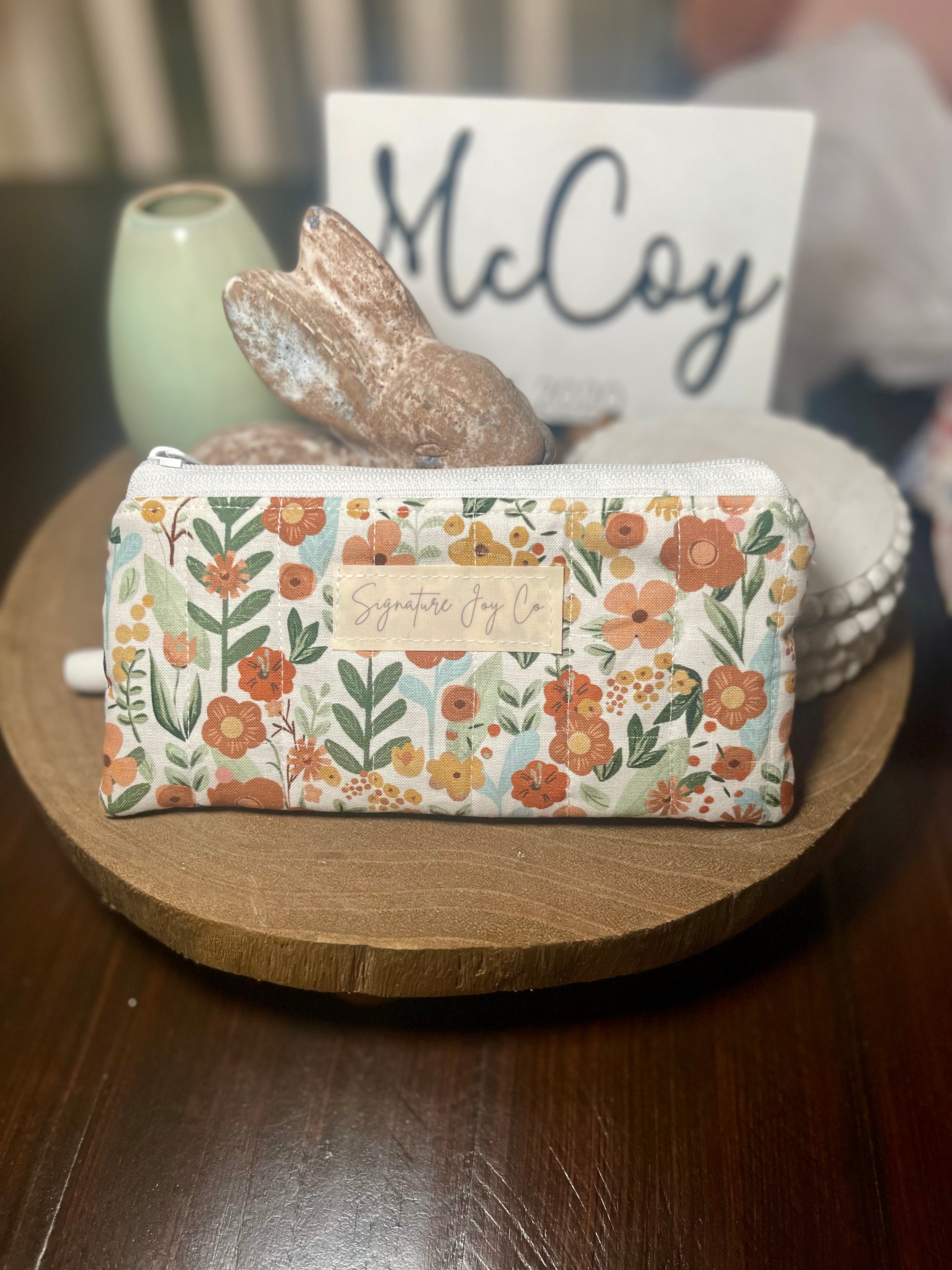 Golden Meadow Pencil + Glasses Case