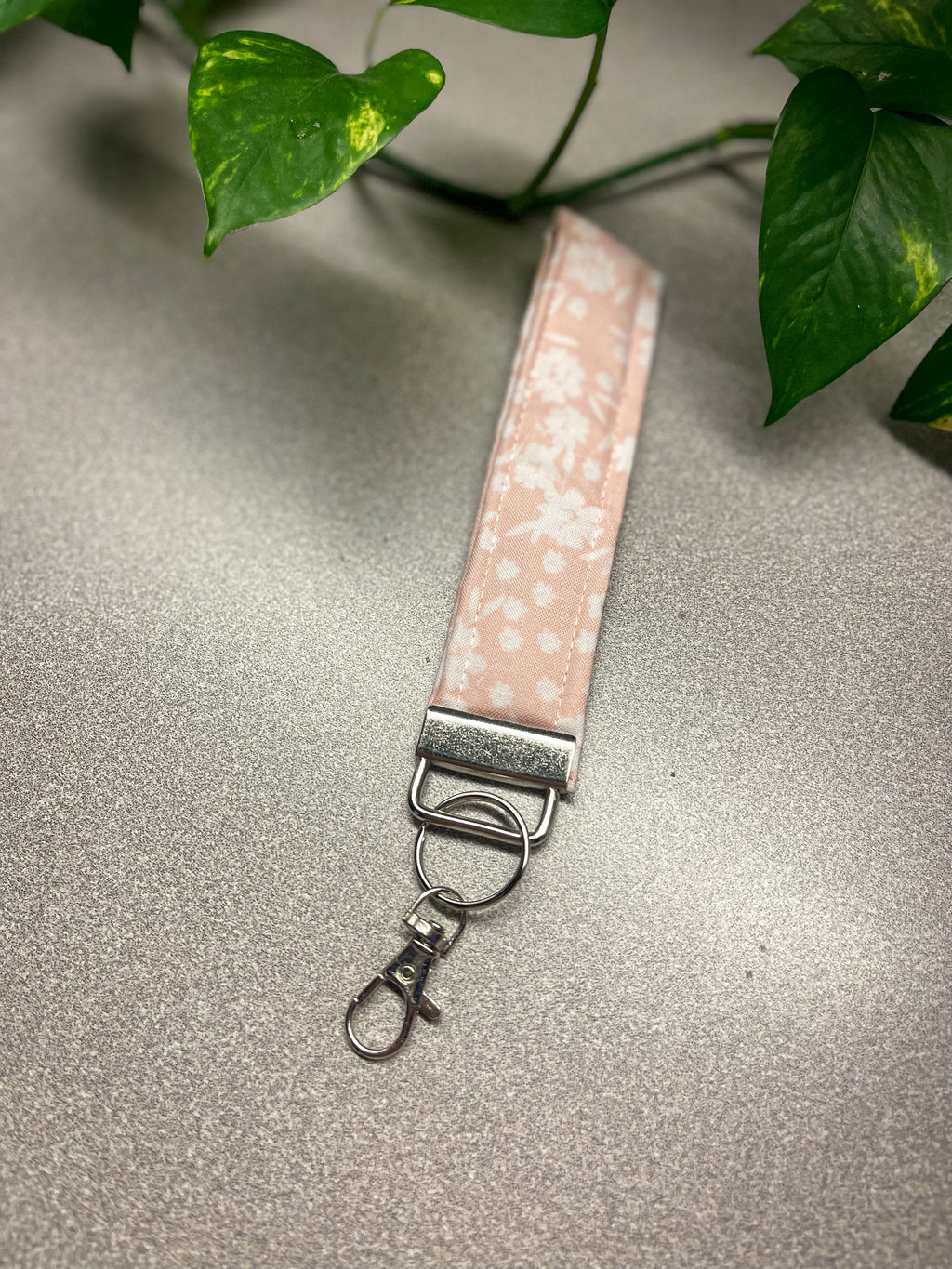 Fabric Wristlet Keychain | Handmade Key Fob
