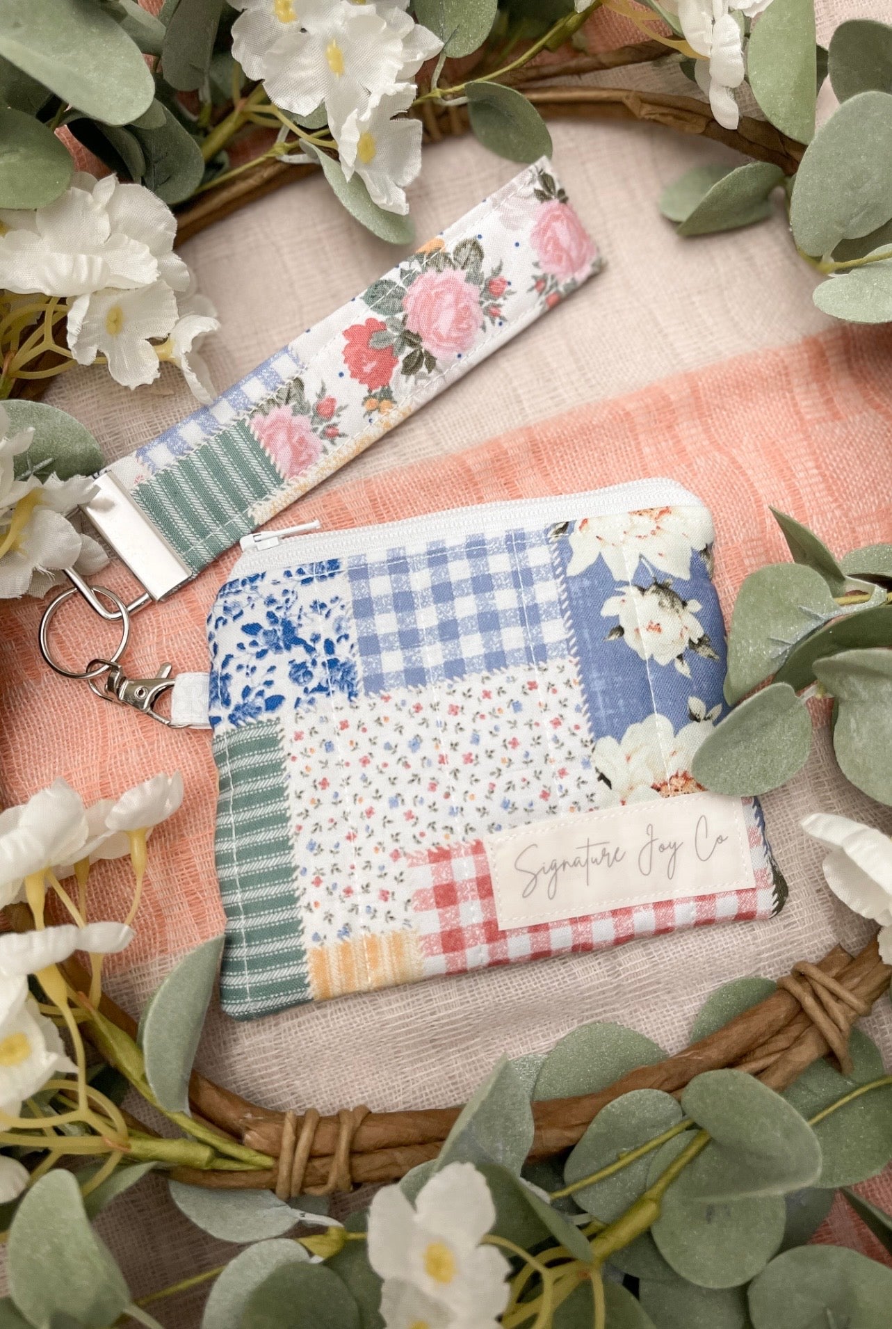 Wristlet Wallet Duo | Quilted Pouch + Wristlet